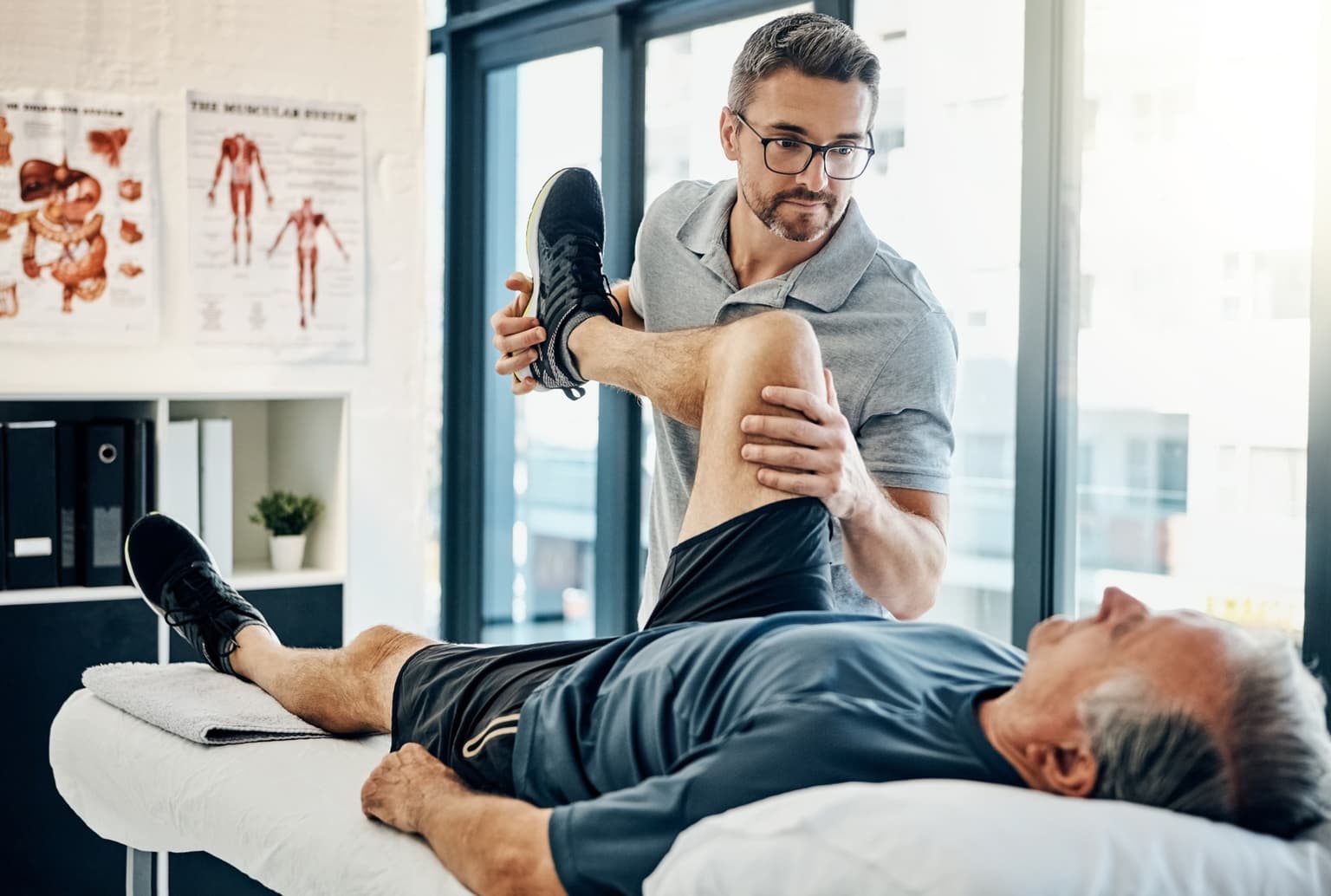 30 Minute Calm Stretching physiotherapy session Eastbourne