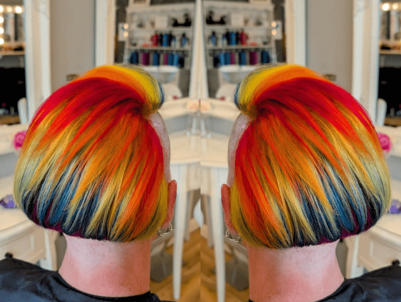 Vivid colour and Dolls House Salon Eastbourne 